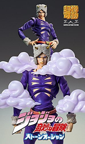 JoJo's Bizarre Adventure - Stone Ocean - Weather Report - Super Action Statue #76 (Medicos Entertainment), Franchise: JoJo's Bizarre Adventure, Release Date: 10. Aug 2015, Dimensions: H=160 mm (6.24 in), Store Name: Nippon Figures