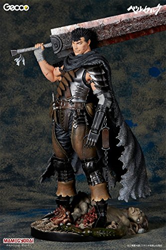 Berserk - Guts - 1/6 - Lost Children Chapter, The Black Swordsman Ver. (Gecco, Mamegyorai), Franchise: Berserk, Brand: Gecco, Release Date: 26. Oct 2015, Dimensions: H=380 mm (14.82 in), Scale: 1/6, Material: ABS, PVC, Store Name: Nippon Figures
