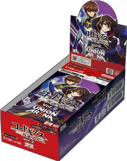 Code Geass: Lelouch of the Rebellion Vol.2 - Union Arena - Booster Box, Trading Cards, Release Date: 24 November 2023, Nippon Figures