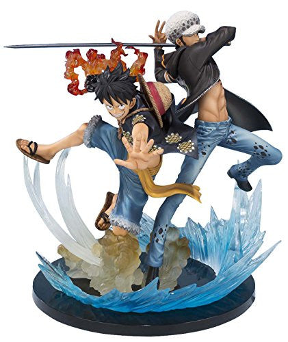 Monkey D Luffy | Trafalgar Law | 5th Anniversary Edition, One Piece franchise, Bandai brand, H=150 mm (5.85 in) dimensions, Nippon Figures