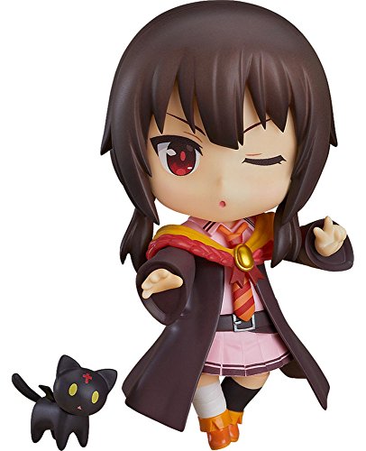 KonoSuba - Chomusuke - Megumin - Nendoroid #851 - School Uniform Ver., Franchise: KonoSuba, Brand: Good Smile Company, Release Date: 18. Feb 2018, Type: Nendoroid, Store Name: Nippon Figures