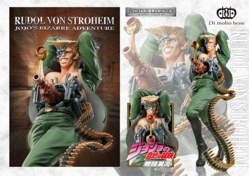 Battle Tendency - JoJo's Bizarre Adventure - Rudol Von Stroheim - Statue Legend #41 (Di molto bene), Franchise: JoJo's Bizarre Adventure, Release Date: 15. Nov 2013, Dimensions: H=180 mm (7.02 in), Store Name: Nippon Figures