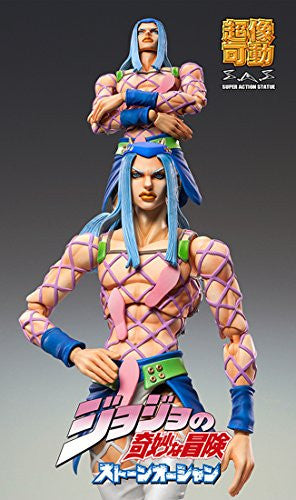 JoJo's Bizarre Adventure - Stone Ocean - Narciso Anasui - Super Action Statue #69 (Medicos Entertainment), Franchise: JoJo's Bizarre Adventure, Release Date: 28. Nov 2014, Dimensions: H=160 mm (6.24 in), Store Name: Nippon Figures