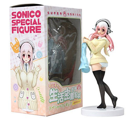 SoniComi (Super Sonico) - Sonico - Seikatsu Micchaku Shuzai Special Figure - Clothes Changing Time Ver., Franchise: SoniComi (Super Sonico), Brand: FuRyu, Type: Prize, Store Name: Nippon Figures