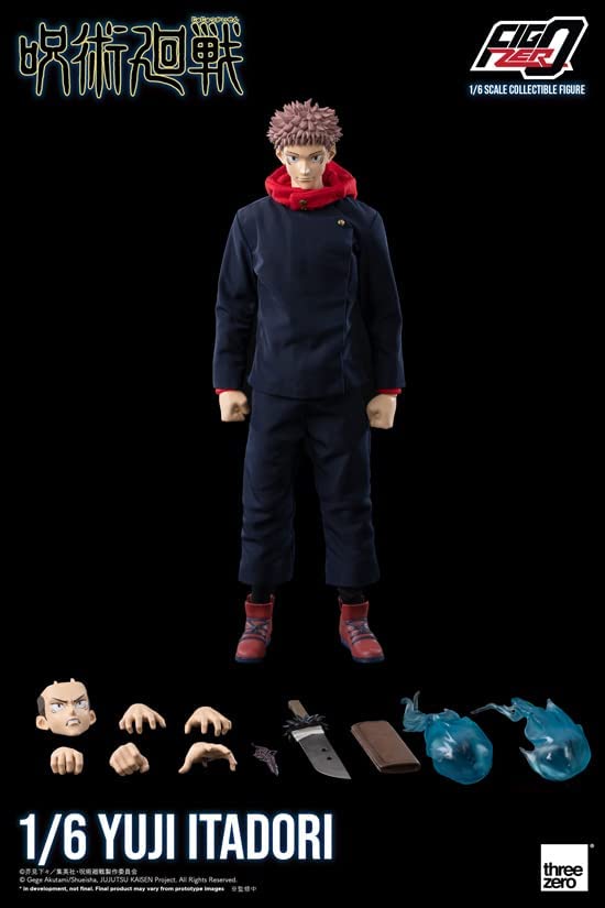 Jujutsu Kaisen - Itadori Yuji - FigZero - 1/6 (ThreeZero), Franchise: Jujutsu Kaisen, Brand: threezero, Release Date: 24. Nov 2022, Type: Action, Nippon Figures