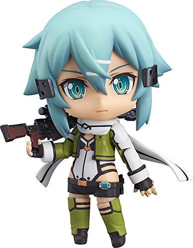 "Sword Art Online II - Sinon - Nendoroid #452 - Re-Release, Franchise: Sword Art Online II, Brand: Good Smile Company, Release Date: 18. Jan 2017, Type: Figure, Dimensions: H=100mm (3.9in), Material: ABS, ATBC-PVC, Nippon Figures"