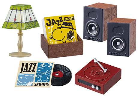 SNOOPY - Little Jazz Cafe - Re-ment - Blind Box, Release Date: 20th January 2020, Box Dimensions: 115(H) x 70(W) x 60(D) mm, Number of types: 8 types, Nippon Figures