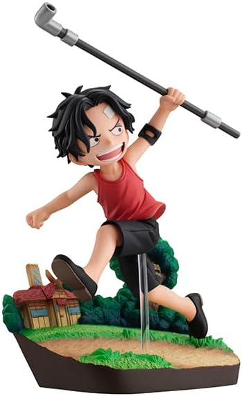 One Piece - Portgas D. Ace - G.E.M. - RUN!RUN!RUN! (MegaHouse), Franchise: One Piece, Brand: MegaHouse, Release Date: 31. May 2024, Type: General, Dimensions: H=130mm (5.07in), Nippon Figures
