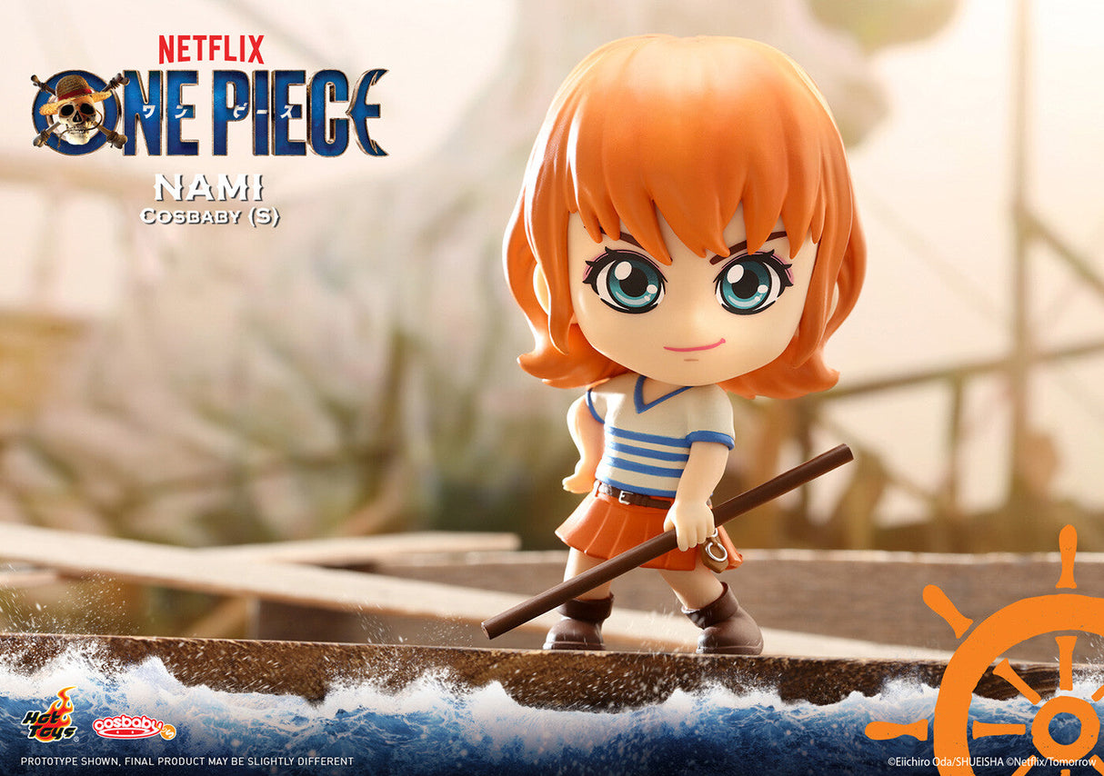 One Piece (2023) - Nami - Cosbaby - S - COS#1056 (Hot Toys), Franchise: One Piece (2023), Brand: Hot Toys, Release Date: 08. Sep 2023, Dimensions: H=110mm (4.29in), Store Name: Nippon Figures