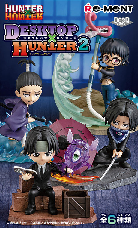 Hunter x Hunter - DesQ - Desktop Hunter 2 - Re-ment - Blind Box, Franchise: Hunter x Hunter, Brand: Re-ment, Release Date: 27th June 2022, Type: Blind Boxes, Box Dimensions: 115mm (height) x 70mm (width) x 60mm (depth), Material: PVC, ABS, Number of types: 6 types, Store Name: Nippon Figures