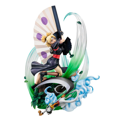 Naruto Shippuden - Kamatari - Temari - Naruto Gals DX - Ver.2 (MegaHouse), Franchise: Naruto Shippuden, Brand: MegaHouse, Release Date: 31. Oct 2023, Type: General, Dimensions: W=240mm (9.36in) L=250mm (9.75in) H=300mm (11.7in), Store Name: Nippon Figures