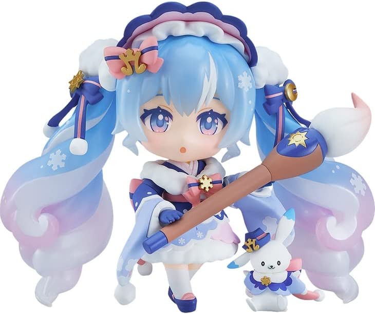 Vocaloid - Hatsune Miku - Rabbit Yukine - Nendoroid #2023 - Snow, Serene Winter Ver. (Good Smile Company), Franchise: Vocaloid, Brand: Good Smile Company, Release Date: 12. Feb 2023, Type: Nendoroid, Dimensions: H=100mm (3.9in), Nippon Figures