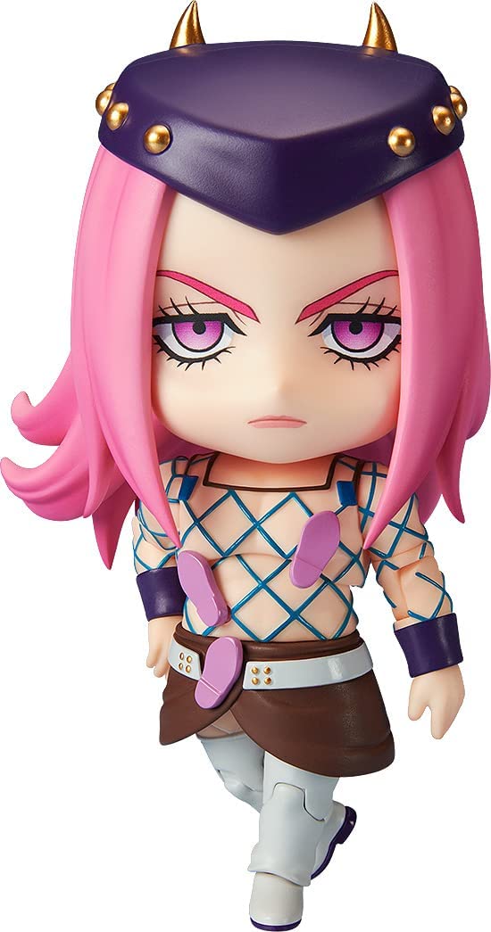 JoJo's Bizarre Adventure - Stone Ocean - Diver Down - Narciso Anasui - Nendoroid #2026 (Good Smile Company, Medicos Entertainment), Franchise: JoJo's Bizarre Adventure, Stone Ocean, Release Date: 29. Jun 2023, Type: Nendoroid, Dimensions: H=100mm (3.9in), Store Name: Nippon Figures
