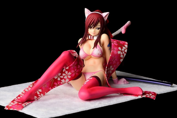 "Fairy Tail - Erza Scarlet - 1/6 - Cherry Blossom Cat Gravure_Style, Sakuraneko Gravure_Style (Orca Toys), Release Date: 31. Mar 2024, Nippon Figures"