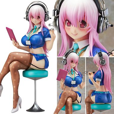 Nitro Super Sonic - Sonico - 1/7 - Office Lady Ver. (Wing), PVC material, Scale 1/7, Released on 25th Nov 2015, Nippon Figures