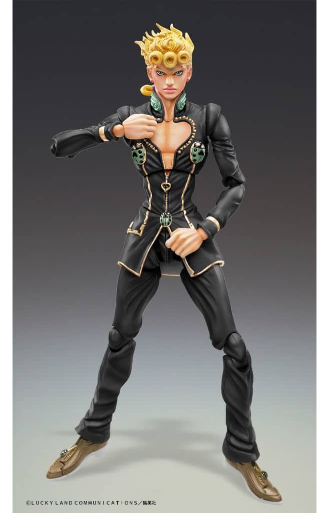 JoJo's Bizarre Adventure - Golden Wind - Giorno Giovanna - Super Action Statue - Ver.Black - 2022 Re-release (Medicos Entertainment), Release Date: 22. Jun 2022, Action, Nippon Figures