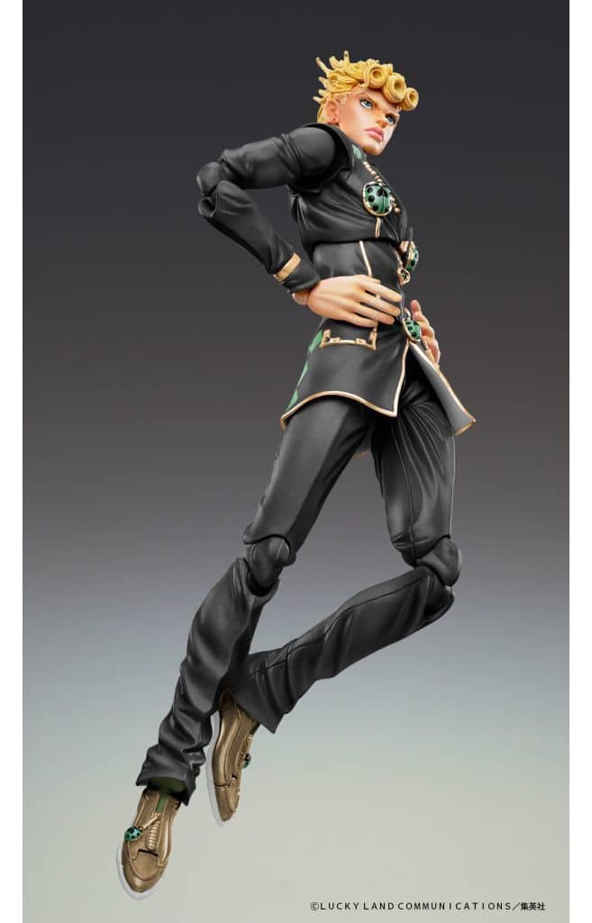 JoJo's Bizarre Adventure - Golden Wind - Giorno Giovanna - Super Action Statue - Ver.Black - 2022 Re-release (Medicos Entertainment), Release Date: 22. Jun 2022, Action, Nippon Figures