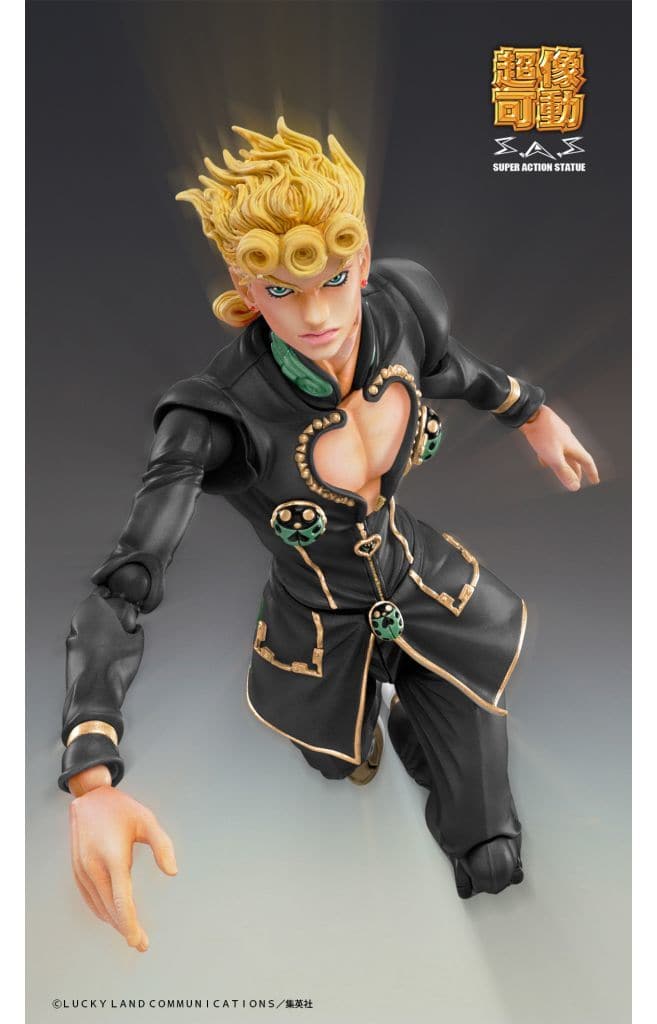 JoJo's Bizarre Adventure - Golden Wind - Giorno Giovanna - Super Action Statue - Ver.Black - 2022 Re-release (Medicos Entertainment), Release Date: 22. Jun 2022, Action, Nippon Figures