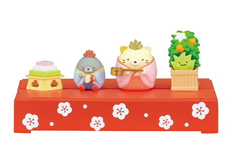 Sumikko Gurashi no Hinamatsuri - Re-ment - Blind Box, San-X franchise, Re-ment brand, Released on 29th January 2022, Blind Boxes type, Box Dimensions: 115mm (Height) x 70mm (Width) x 60mm (Depth), Material: PVC, ABS, 6 types available, Nippon Figures