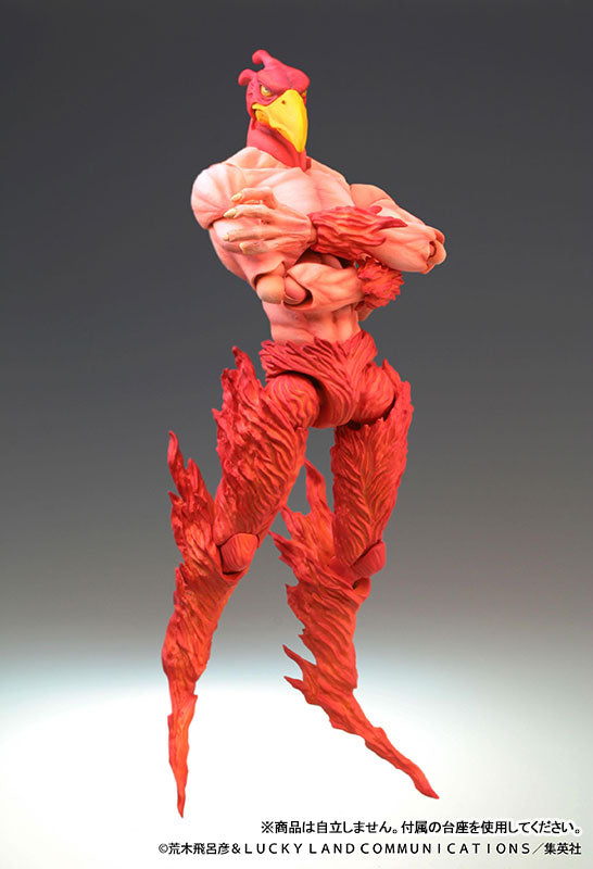 JoJo's Bizarre Adventure - Stardust Crusaders - Magician's Red - Super Action Statue #7 - 2024 Re-release (Medicos Entertainment), Franchise: JoJo's Bizarre Adventure, Stardust Crusaders; Brand: Medicos Entertainment; Release Date: 31. Aug 2024; Type: Action; Dimensions: H=160mm (6.24in), Nippon Figures