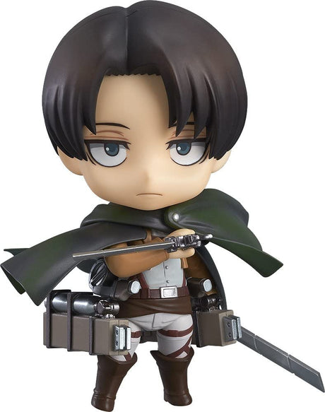 Attack on Titan - Levi Ackerman - Nendoroid #390 - 2021 Re-release (Good Smile Company), Franchise: Attack on Titan, Brand: Good Smile Company, Release Date: 29. Nov 2021, Type: Action, Dimensions: 100.0 mm, Material: ABS, Store Name: Nippon Figures