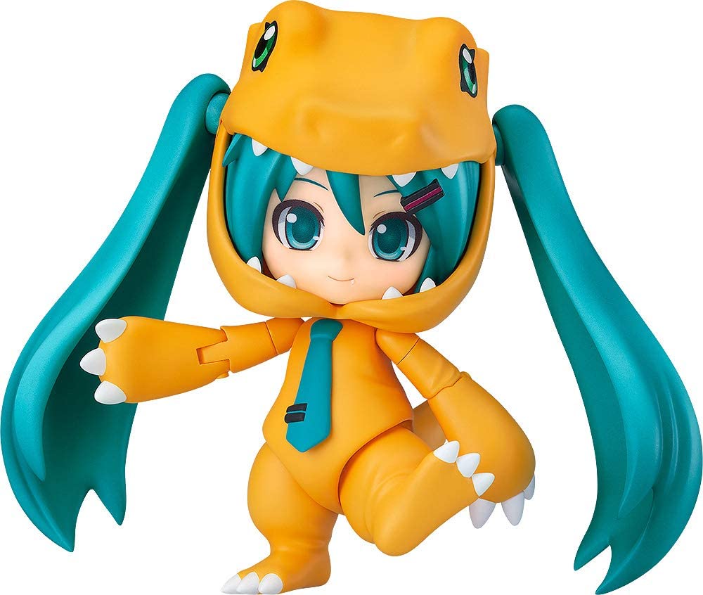Digimon Adventure - Vocaloid - Hatsune Miku - Nendoroid #1439 - Kigurumi Agumon Ver. (Good Smile Company), Franchise: Digimon Adventure, Release Date: 31. May 2021, Type: Nendoroid, Dimensions: 100 mm, Material: ABS, PVC, Store Name: Nippon Figures