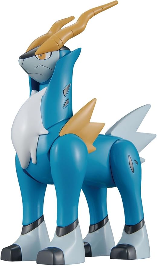 Pokémon - Cobalion - Pokémon Model Kit Collection No.23 (Bandai), includes 4 molded parts, 1 sticker sheet, and 1 assembly instruction sheet, sold at Nippon Figures