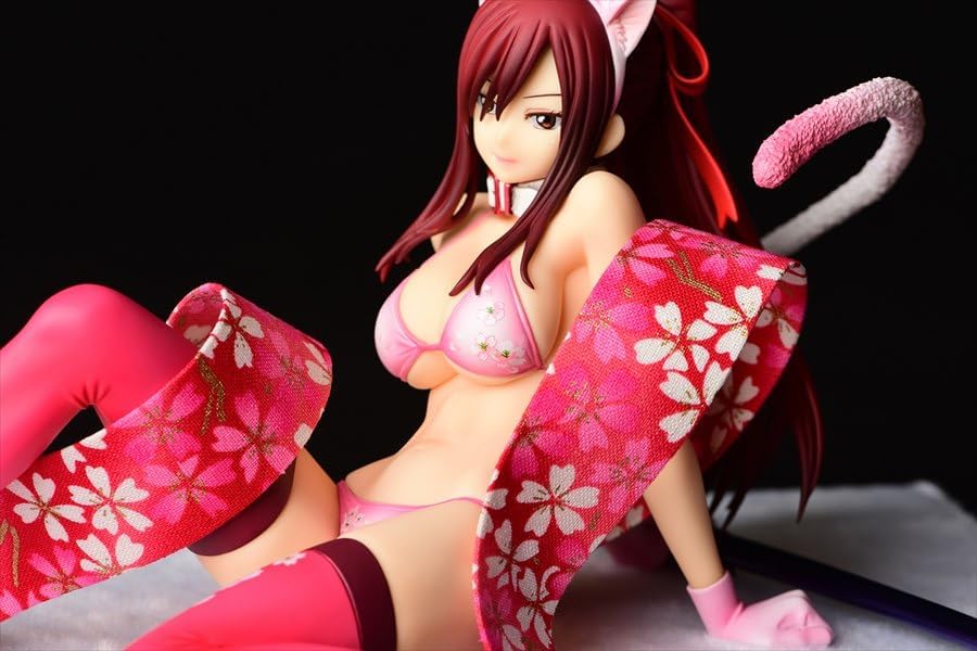 "Fairy Tail - Erza Scarlet - 1/6 - Cherry Blossom Cat Gravure_Style, Sakuraneko Gravure_Style (Orca Toys), Release Date: 31. Mar 2024, Nippon Figures"