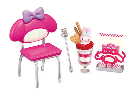 Sanrio - My Melody♡Kuromi Tokimeki Diner - Re-ment - Blind Box, Franchise: Sanrio, Brand: Re-ment, Release Date: 26th September 2022, Type: Blind Boxes, Box Dimensions: 11.5cm (Height) x 7cm (Width) x 5cm (Depth), Material: PVC, ABS, Number of types: 8 types, Store Name: Nippon Figures