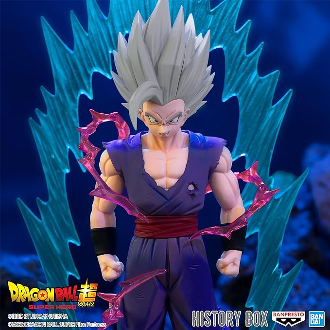 Dragon Ball Super Super Hero - Son Gohan Beast - History Box (Bandai Spirits), Franchise: Dragon Ball Super Super Hero, Brand: Bandai Spirits, Release Date: 12. Sep 2023, Type: Prize, Dimensions: H=140mm (5.46in), Nippon Figures