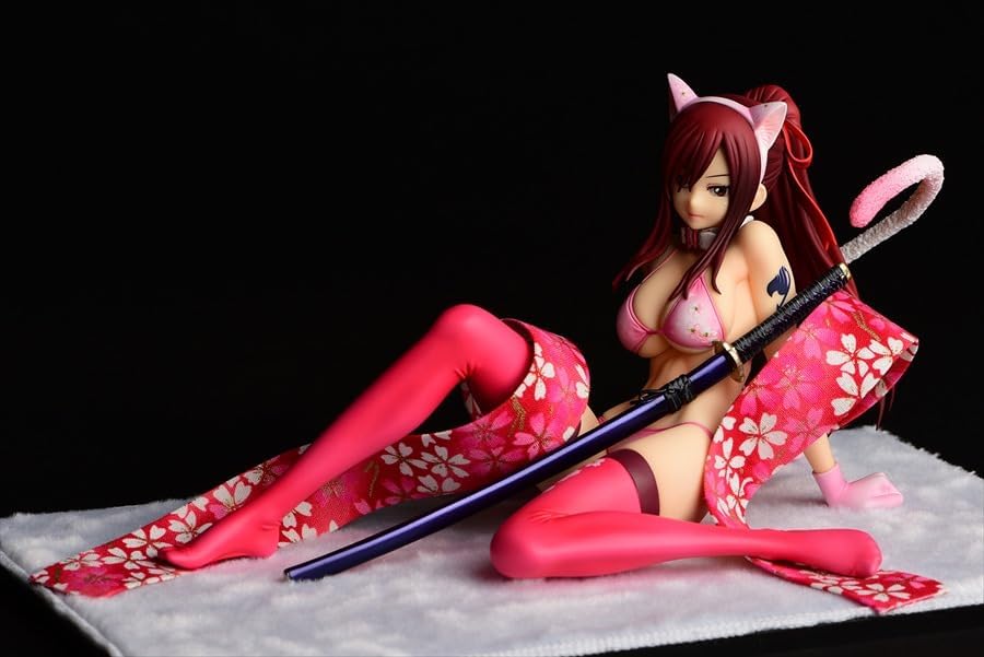 "Fairy Tail - Erza Scarlet - 1/6 - Cherry Blossom Cat Gravure_Style, Sakuraneko Gravure_Style (Orca Toys), Release Date: 31. Mar 2024, Nippon Figures"