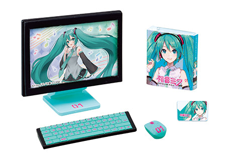 Hatsune Miku - Miku Miku♪Room - Re-ment - Blind Box, Franchise: Hatsune Miku, Brand: Re-ment, Release Date: 15th August 2022, Type: Blind Boxes, Box Dimensions: 11.5 (height) x 7 (width) x 6 (depth) cm, Material: PVC, ABS, Number of types: 8 types, Store Name: Nippon Figures