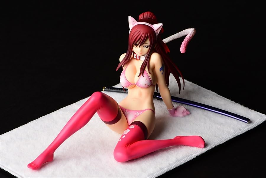 "Fairy Tail - Erza Scarlet - 1/6 - Cherry Blossom Cat Gravure_Style, Sakuraneko Gravure_Style (Orca Toys), Release Date: 31. Mar 2024, Nippon Figures"