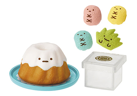 Street Corner Western Confectionery Shop - Sumikko Gurashi - Re-ment - Blind Box, San-X franchise, Re-ment brand, Released on 19th June 2017, Blind Boxes type, Box Dimensions: 115mm (height) x 70mm (width) x 40mm (depth), Material: PVC, ABS, 8 types available, Nippon Figures