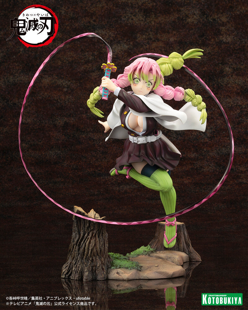 Demon Slayer - Kanroji Mitsuri - ARTFX J - 1/8 (Kotobukiya), Franchise: Demon Slayer, Brand: Kotobukiya, Release Date: 26. Feb 2024, Dimensions: H=250mm (9.75in, 1:1=2m), Scale: 1/8, Store Name: Nippon Figures