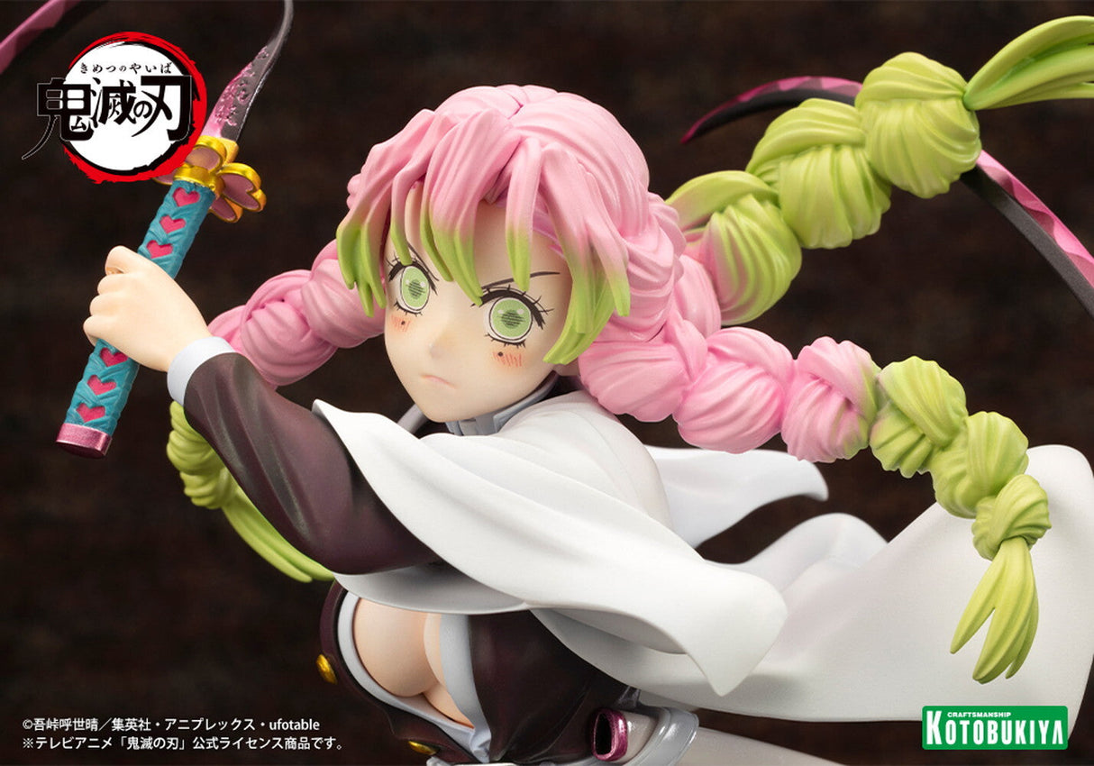 Demon Slayer - Kanroji Mitsuri - ARTFX J - 1/8 (Kotobukiya), Franchise: Demon Slayer, Brand: Kotobukiya, Release Date: 26. Feb 2024, Dimensions: H=250mm (9.75in, 1:1=2m), Scale: 1/8, Store Name: Nippon Figures