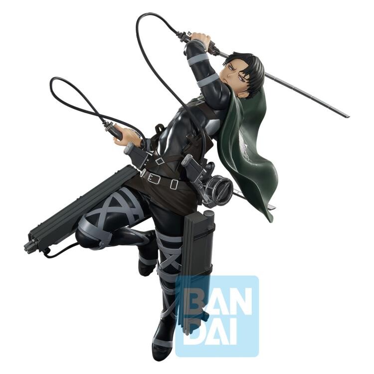 "Attack on Titan The Final Season - Levi Ackerman - Ichiban Kuji Attack on Titan ~Jiyuu o Motomete~ - C Prize (Bandai Spirits), Franchise: Attack on Titan The Final Season, Release Date: 31. Aug 2023, Dimensions: H=170mm (6.63in), Nippon Figures"