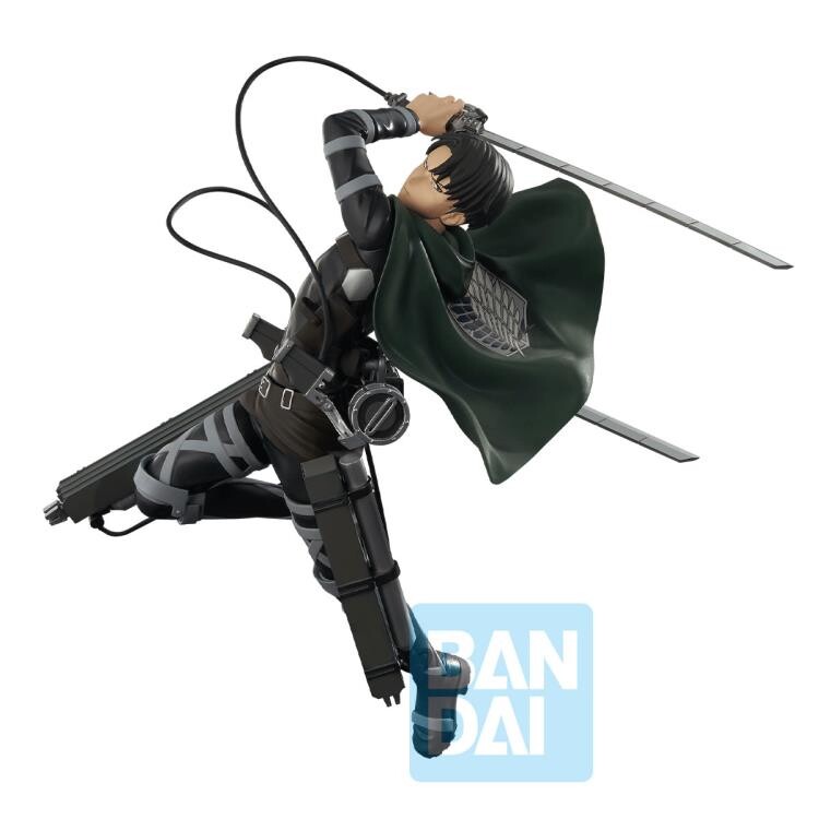 "Attack on Titan The Final Season - Levi Ackerman - Ichiban Kuji Attack on Titan ~Jiyuu o Motomete~ - C Prize (Bandai Spirits), Franchise: Attack on Titan The Final Season, Release Date: 31. Aug 2023, Dimensions: H=170mm (6.63in), Nippon Figures"