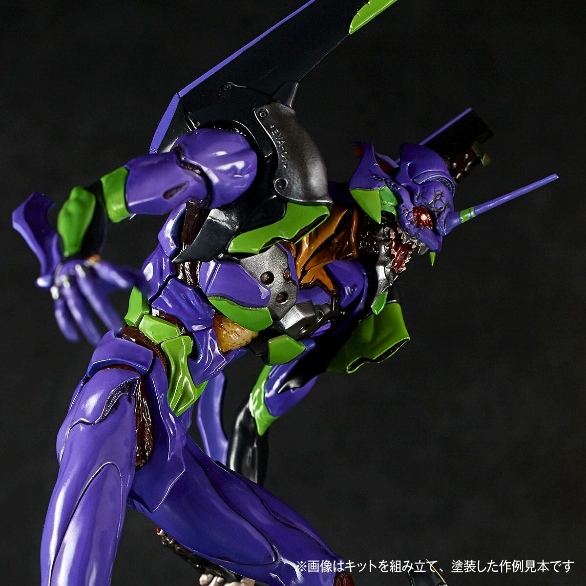 Shin Seiki Evangelion - EVA-01 - Sachiel - Artpla - Berserk (Kaiyodo), Franchise: Shin Seiki Evangelion, Type: Model Kit, Dimensions: H=230mm (8.97in), Nippon Figures