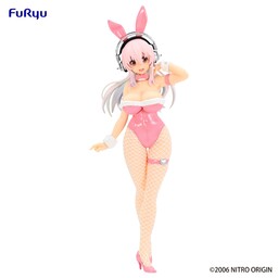 SoniComi (Super Sonico) - Sonico - BiCute Bunnies - Pink Rabbit ver. (FuRyu), Franchise: SoniComi (Super Sonico), Release Date: 27. Sep 2023, Type: Prize, Dimensions: H=300mm (11.7in), Nippon Figures