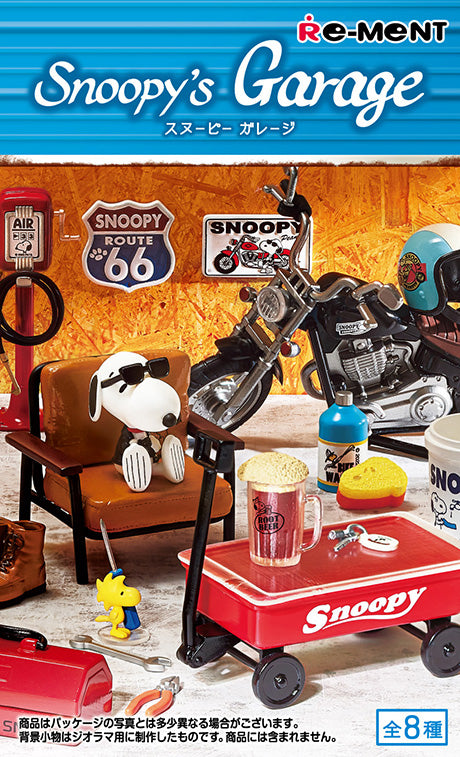 Snoopy's Garage - Re-ment - Blind Box, Release Date: 16th January 2023, Number of types: 8 types, Nippon Figures