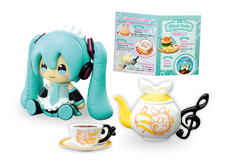 Hatsune Miku - Miku's Cafe - Re-ment - Blind Box, Vocaloid franchise, Re-ment brand, Release Date: 4th March 2024, Blind Boxes type, Box Dimensions: 11.5 cm (Height) x 7 cm (Width) x 6 cm (Depth), Material: PVC, ABS, 8 types available, Nippon Figures
