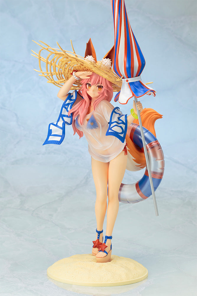 Fate/Grand Order - Tamamo no Mae - 1/7 - Lancer - 2024 Re-release (Kotobukiya), Franchise: Fate/Grand Order, Brand: Kotobukiya, Release Date: 30. Apr 2024, Dimensions: H=380mm (14.82in, 1:1=2.66m), Scale: 1/7, Store Name: Nippon Figures