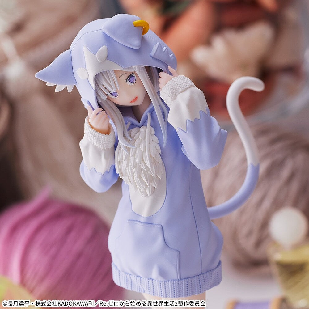 Re:Zero kara Hajimeru Isekai Seikatsu - Emilia - Luminasta - Mofumofu Puck (SEGA), Franchise: Re:Zero kara Hajimeru Isekai Seikatsu, Brand: SEGA, Release Date: 16. Jun 2023, Type: Prize, Dimensions: W=50mm (1.95in) H=210mm (8.19in), Nippon Figures