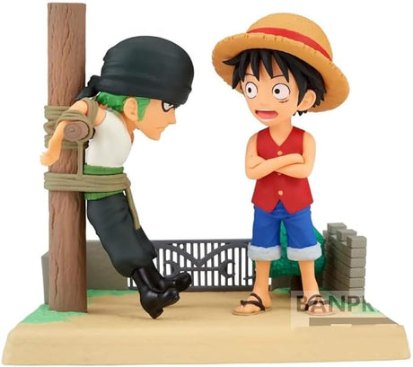 One Piece - Monkey D. Luffy - Roronoa Zoro - One Piece World Collectable Figure Log Stories (Bandai Spirits), Franchise: One Piece, Brand: Bandai Spirits, Release Date: 20. Sep 2023, Type: Prize, Dimensions: H=70mm (2.73in), Nippon Figures