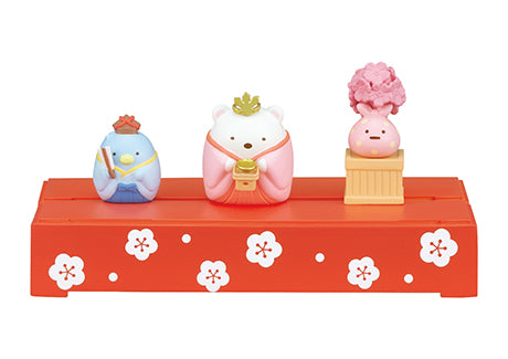 Sumikko Gurashi no Hinamatsuri - Re-ment - Blind Box, San-X franchise, Re-ment brand, Released on 29th January 2022, Blind Boxes type, Box Dimensions: 115mm (Height) x 70mm (Width) x 60mm (Depth), Material: PVC, ABS, 6 types available, Nippon Figures