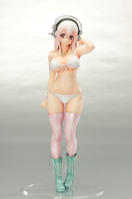 SoniComi (Super Sonico) - Sonico - 1/5 - SoniComi Package ver. - 2024 Re-release (Orchid Seed), Franchise: SoniComi (Super Sonico), Brand: Orchid Seed, Release Date: 30. Jun 2024, Type: General, Dimensions: H=330mm (12.87in, 1:1=1.65m), Scale: 1/5, Nippon Figures