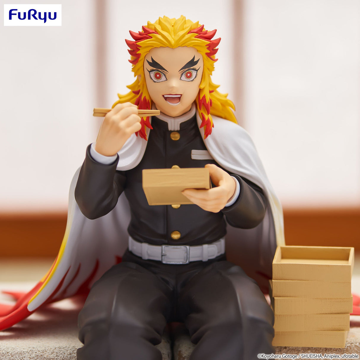 Demon Slayer - Rengoku Kyojuro - Noodle Stopper Figure (FuRyu), Franchise: Demon Slayer, Brand: FuRyu, Release Date: 28. Feb 2023, Type: Prize, Dimensions: H=140mm (5.46in), Store Name: Nippon Figures
