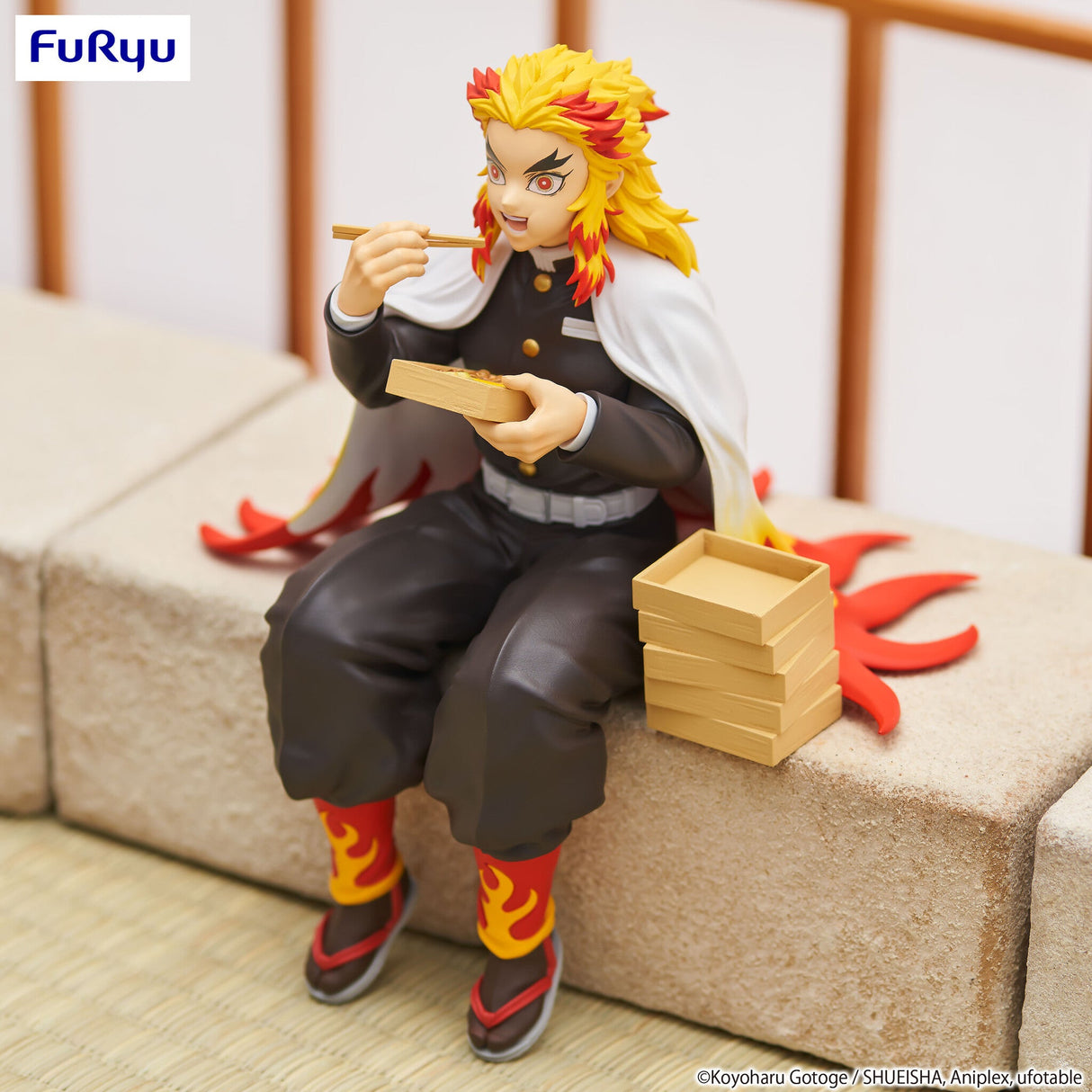 Demon Slayer - Rengoku Kyojuro - Noodle Stopper Figure (FuRyu), Franchise: Demon Slayer, Brand: FuRyu, Release Date: 28. Feb 2023, Type: Prize, Dimensions: H=140mm (5.46in), Store Name: Nippon Figures