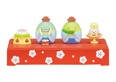 Sumikko Gurashi no Hinamatsuri - Re-ment - Blind Box, San-X franchise, Re-ment brand, Released on 29th January 2022, Blind Boxes type, Box Dimensions: 115mm (Height) x 70mm (Width) x 60mm (Depth), Material: PVC, ABS, 6 types available, Nippon Figures